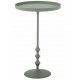 Table d’appoint ronde verre/bambou 