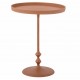 Table d’appoint ronde verre/bambou 