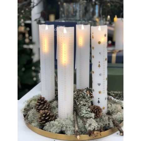 Set de bougies pour sapin de Noël LED