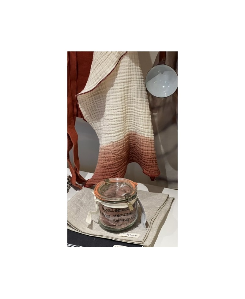 Torchon en lin lavé, Harmony Textile